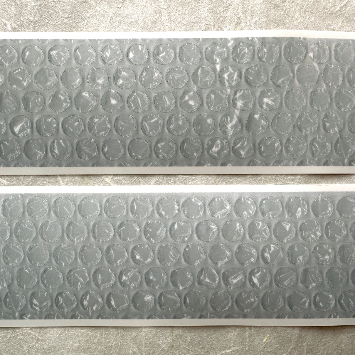 Jr. Journal - Bubble cushioning dots kiss-cut PVC tape (sticker roll) SAMPLES