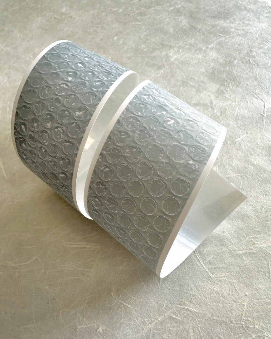 Jr. Journal - Bubble cushioning dots kiss-cut PVC tape (sticker roll) SAMPLES