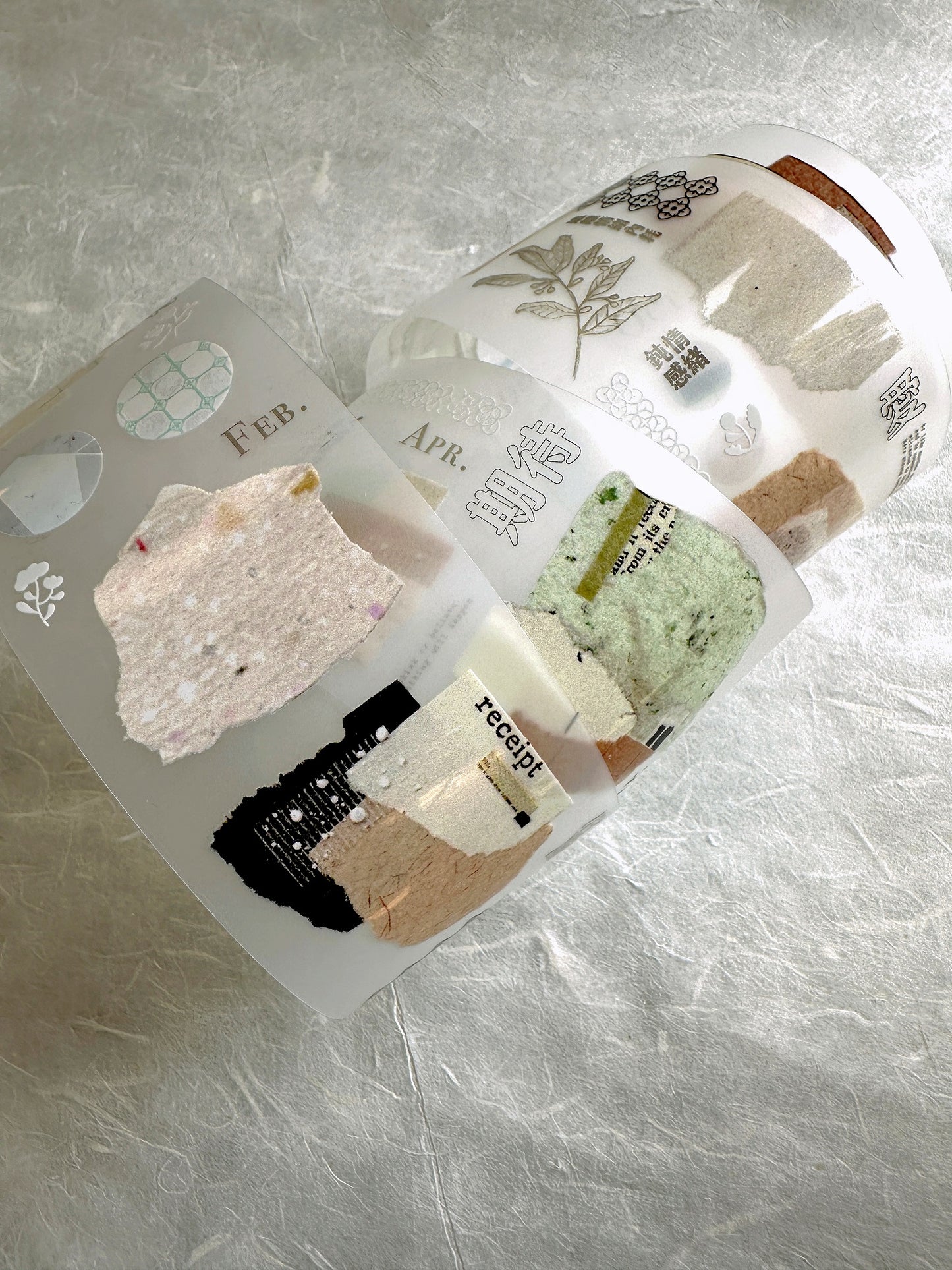 Jiu Shi - Paperholic 3 (paper collage art) PET tape SAMPLES