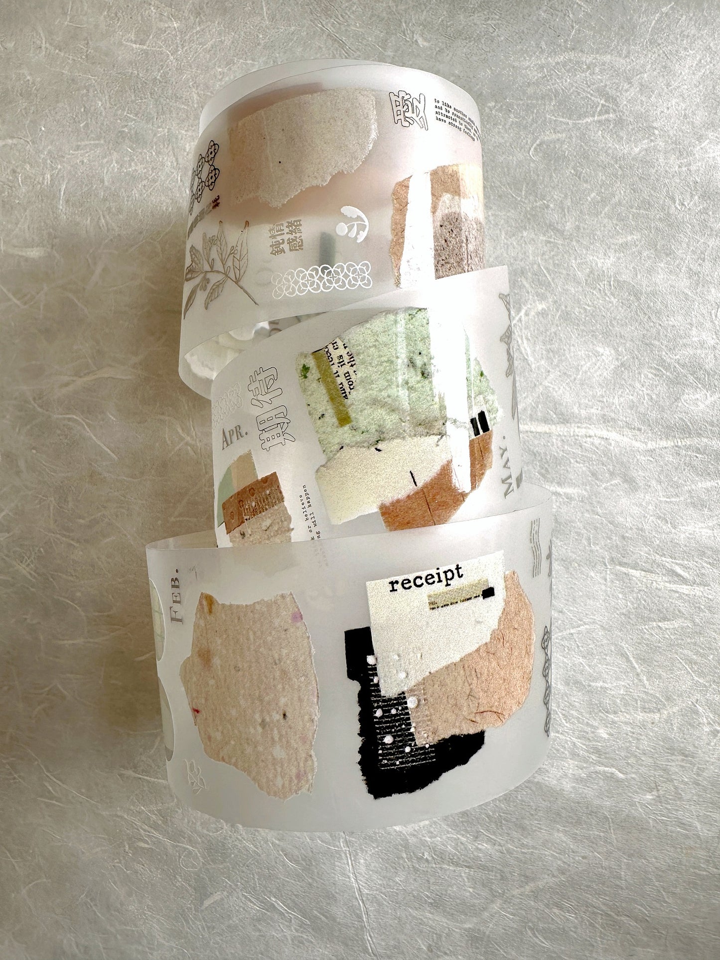 Jiu Shi - Paperholic 3 (paper collage art) PET tape SAMPLES