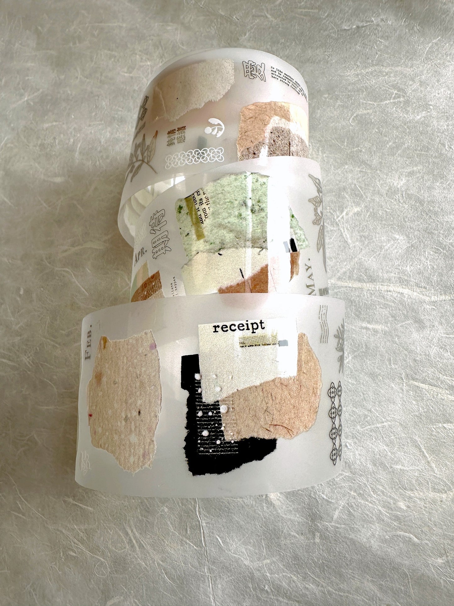 Jiu Shi - Paperholic 3 (paper collage art) PET tape SAMPLES