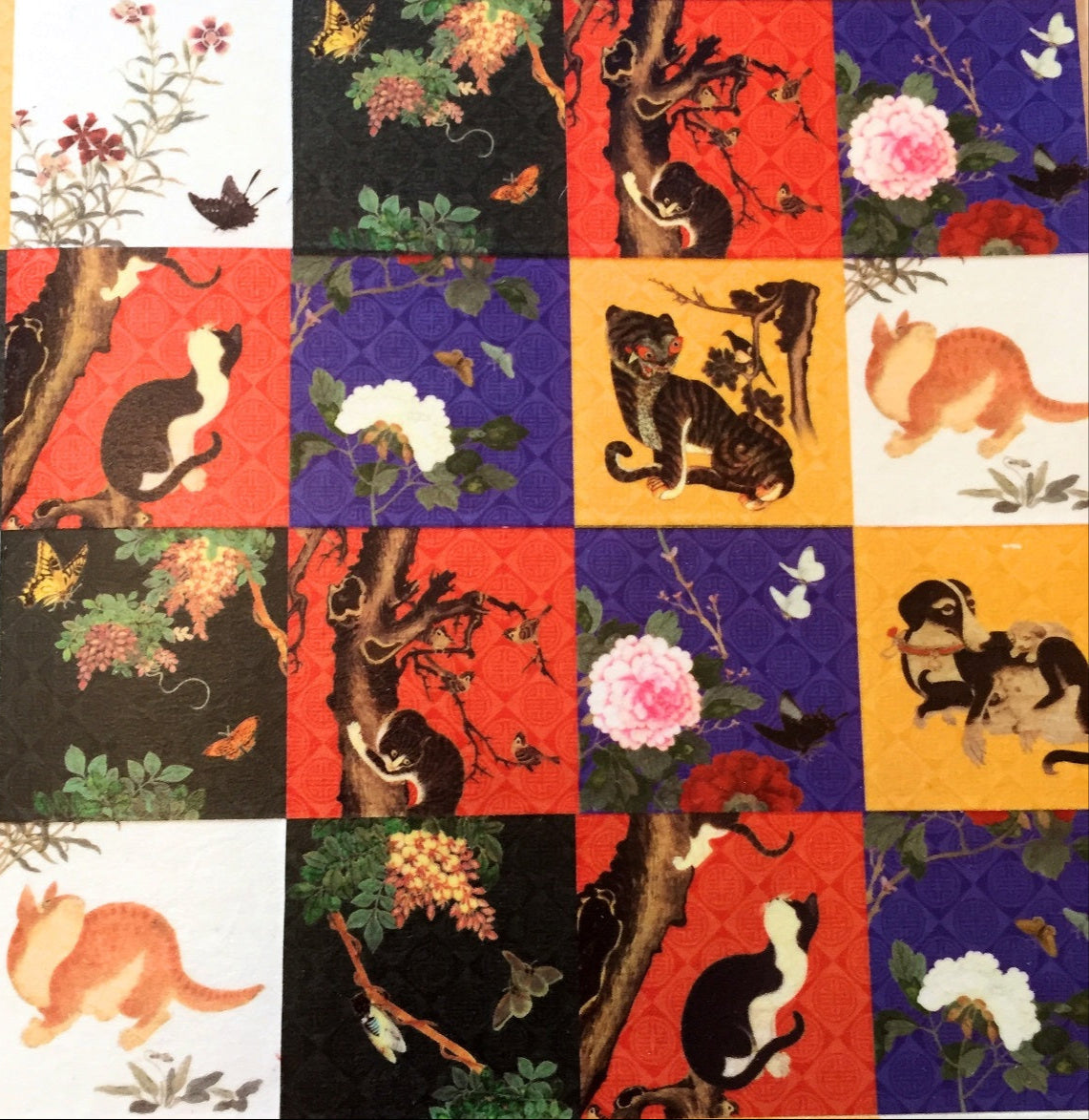 Jidam - Korean Traditional Paintings masking tape SAMPLES