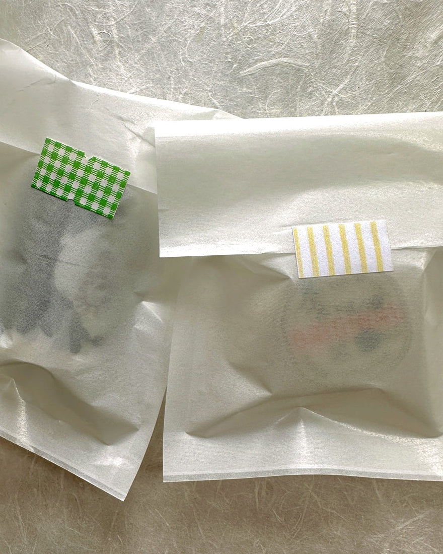 36Sublo - check pattern label sticker roll SAMPLES