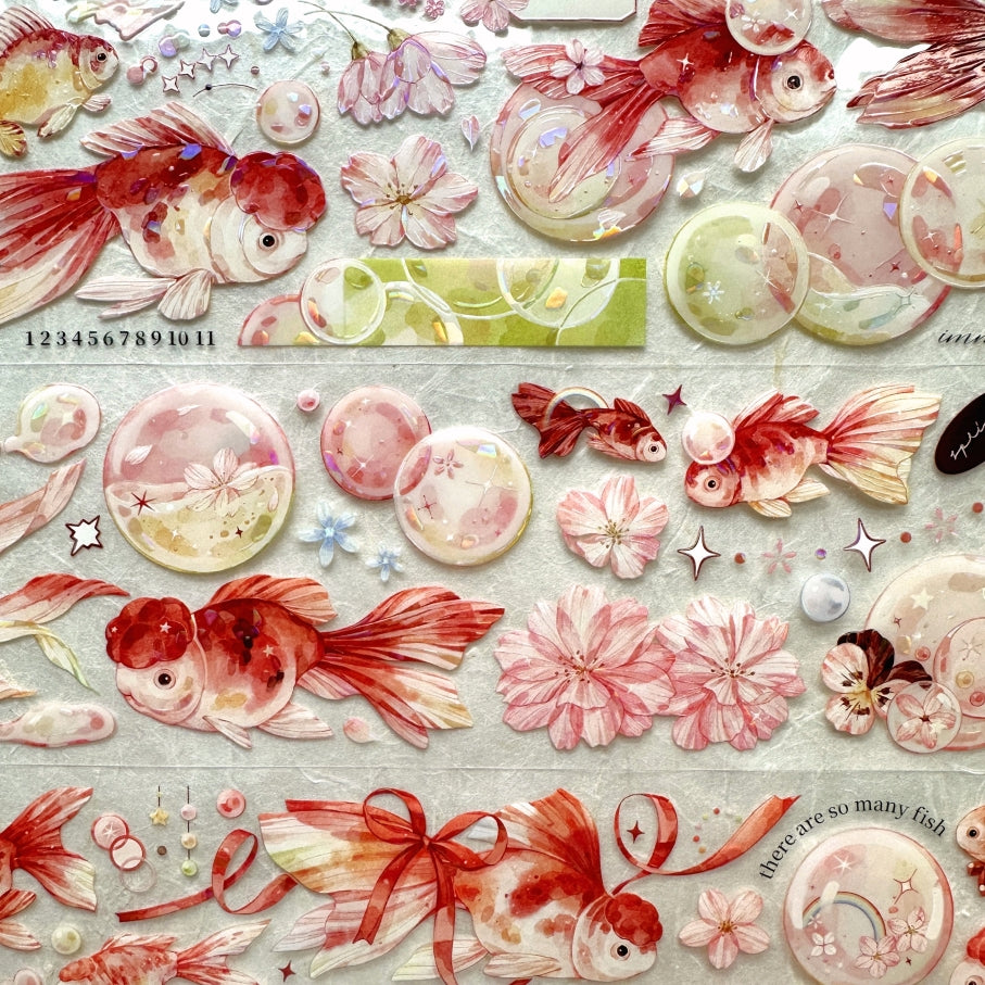 Jin Yue Dao - Spring Bubbles iridescent PET tape SAMPLES