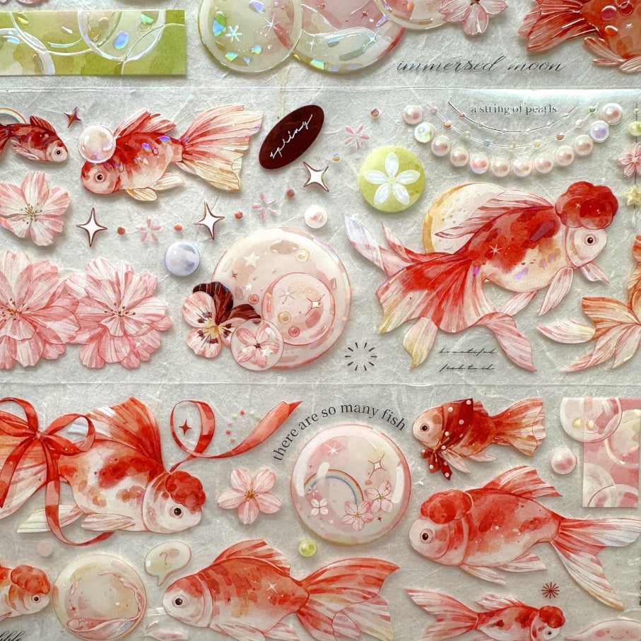 Jin Yue Dao - Spring Bubbles iridescent PET tape SAMPLES
