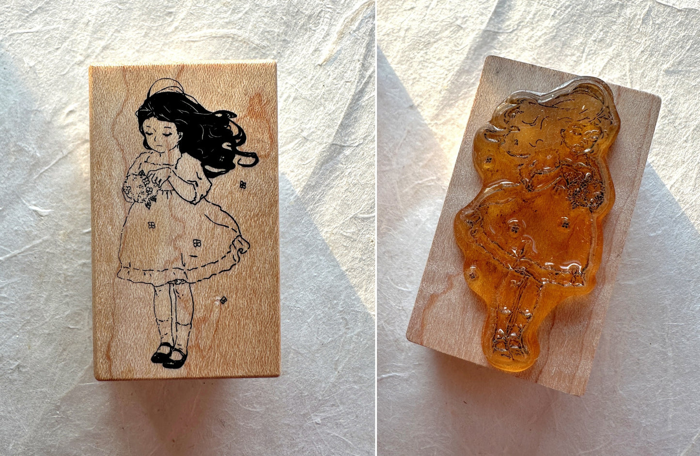 Joy You Studio - flower girls rubber stamps [Lightly Used]