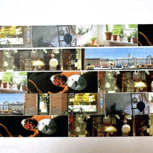 KMMILE - Let's Go Helsinki perforated washi tape SAMPLES