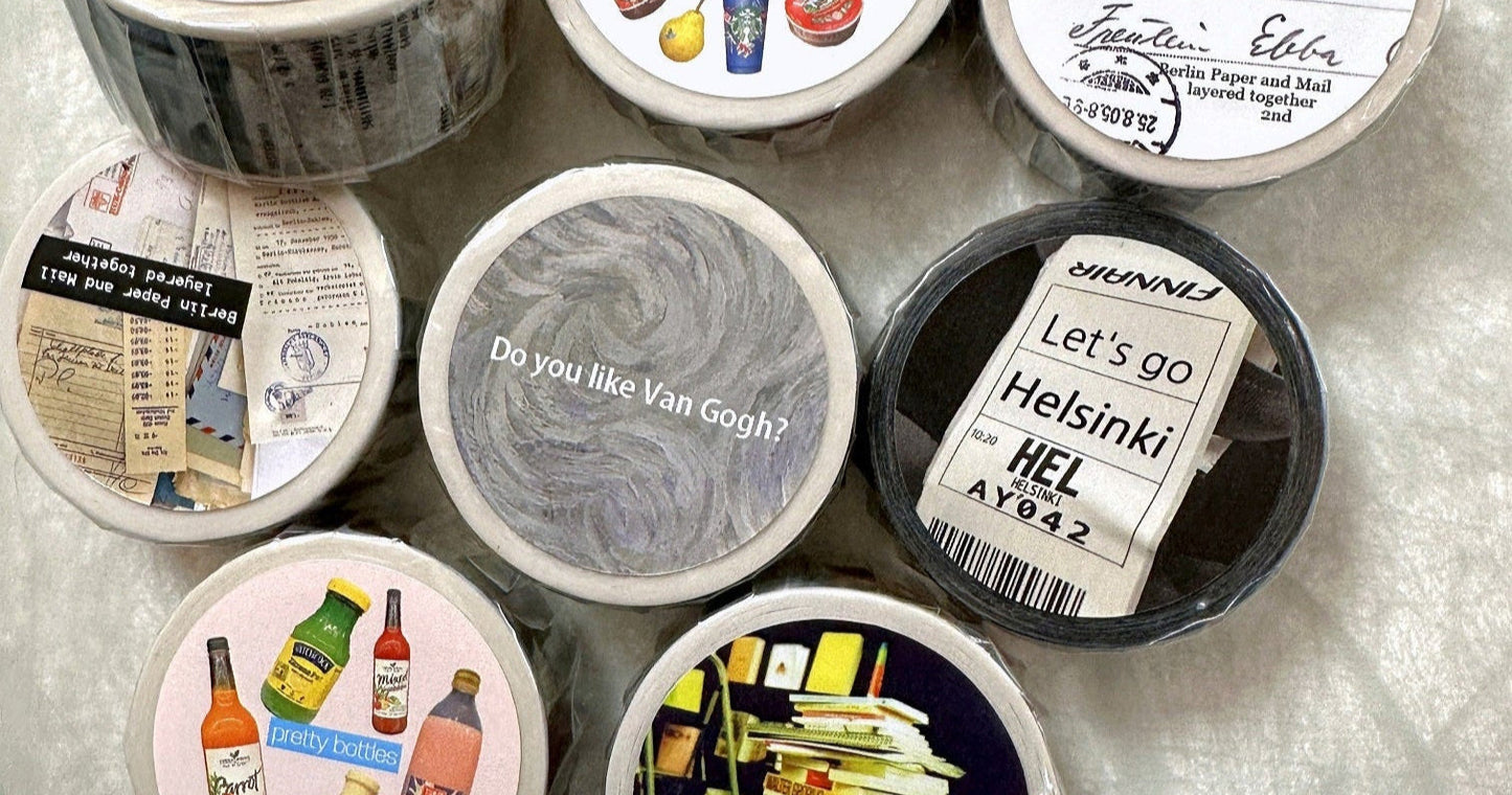 KMMILE - Let's Go Helsinki perforated washi tape SAMPLES