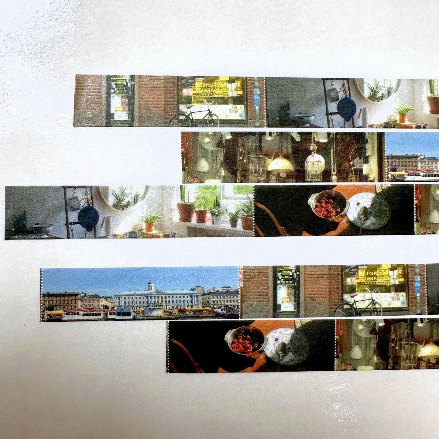 KMMILE - Let's Go Helsinki perforated washi tape SAMPLES