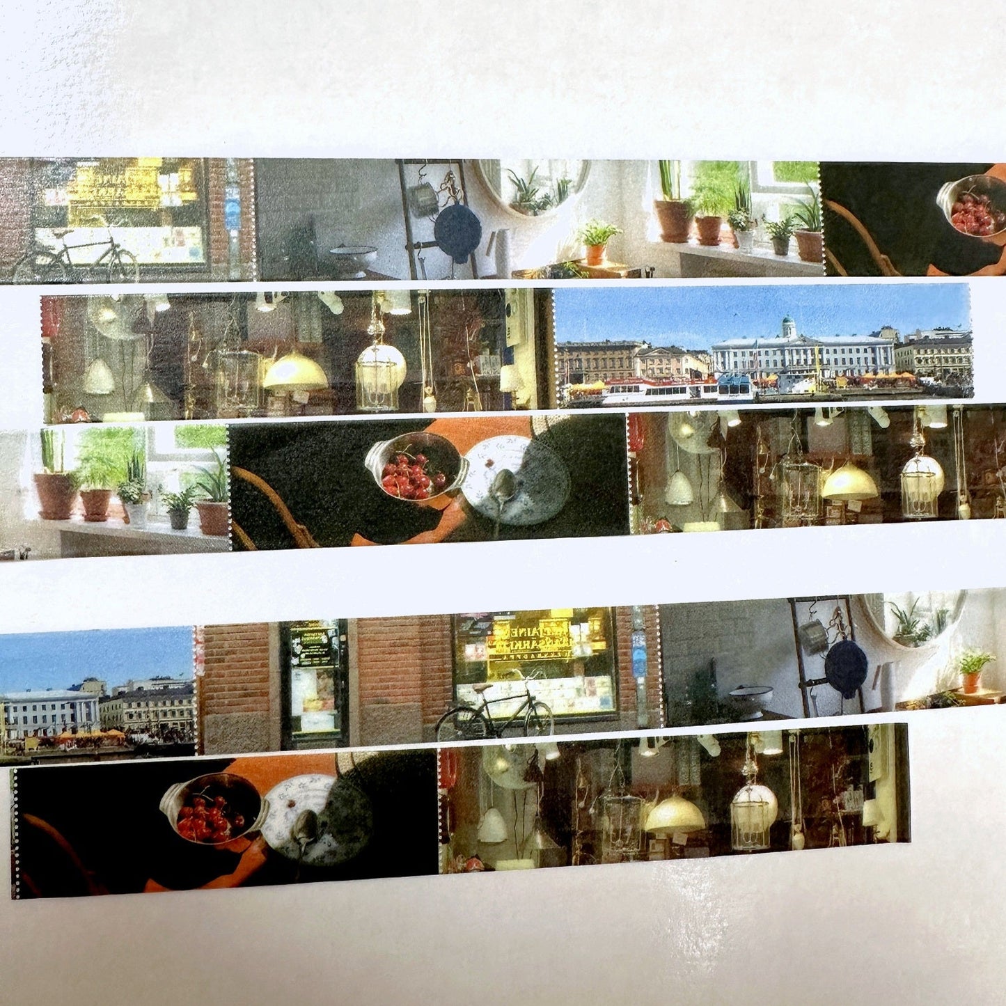 KMMILE - Let's Go Helsinki perforated washi tape SAMPLES