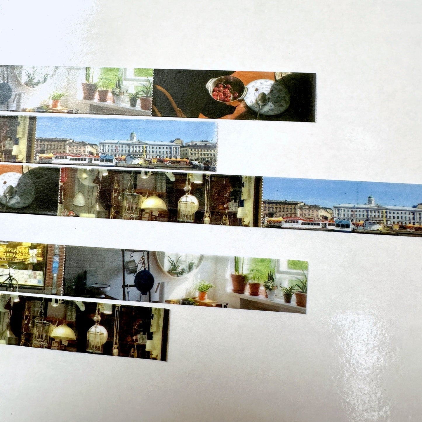 KMMILE - Let's Go Helsinki perforated washi tape SAMPLES