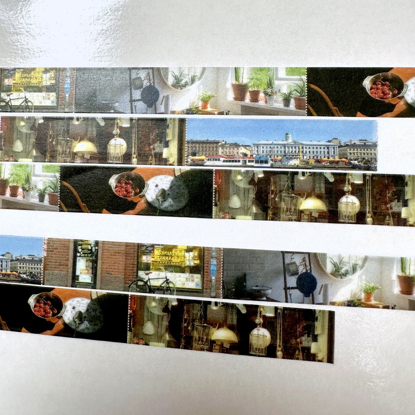 KMMILE - Let's Go Helsinki perforated washi tape SAMPLES