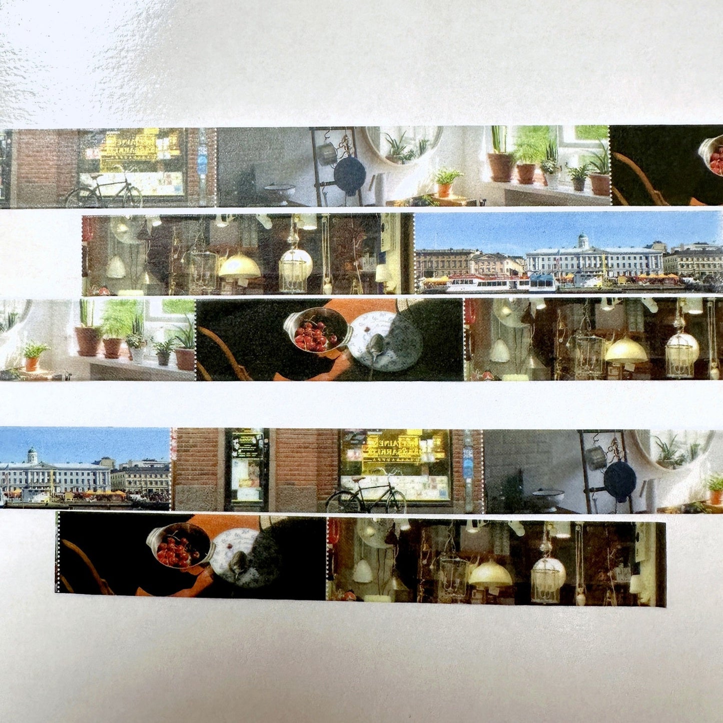 KMMILE - Let's Go Helsinki perforated washi tape SAMPLES