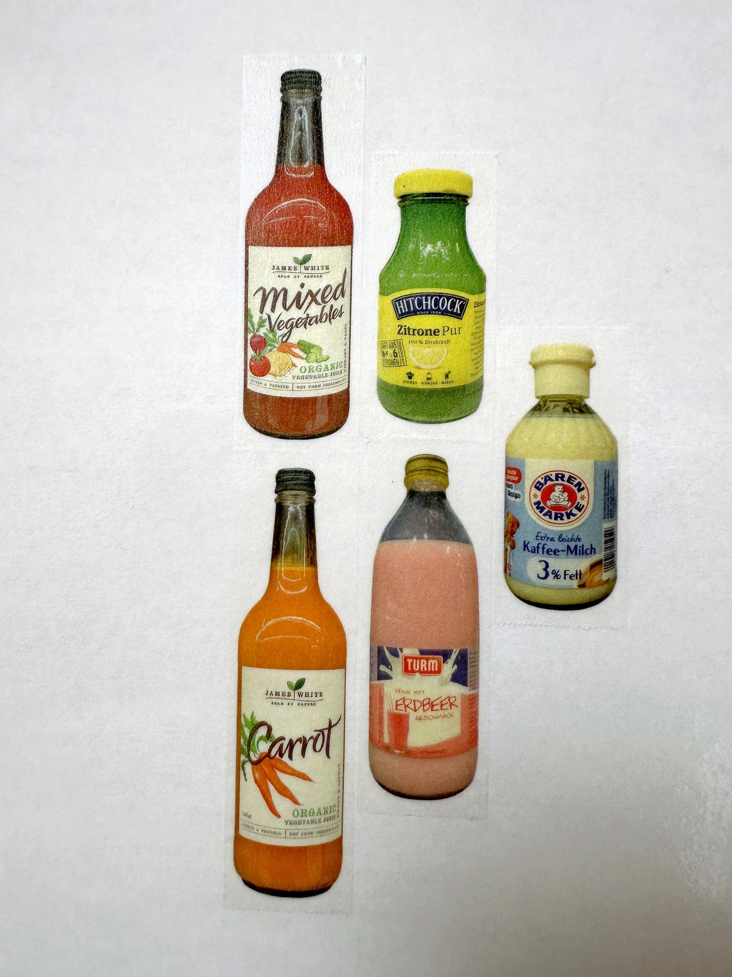 KMMILE - Pretty Bottles perforated washi tape SAMPLES