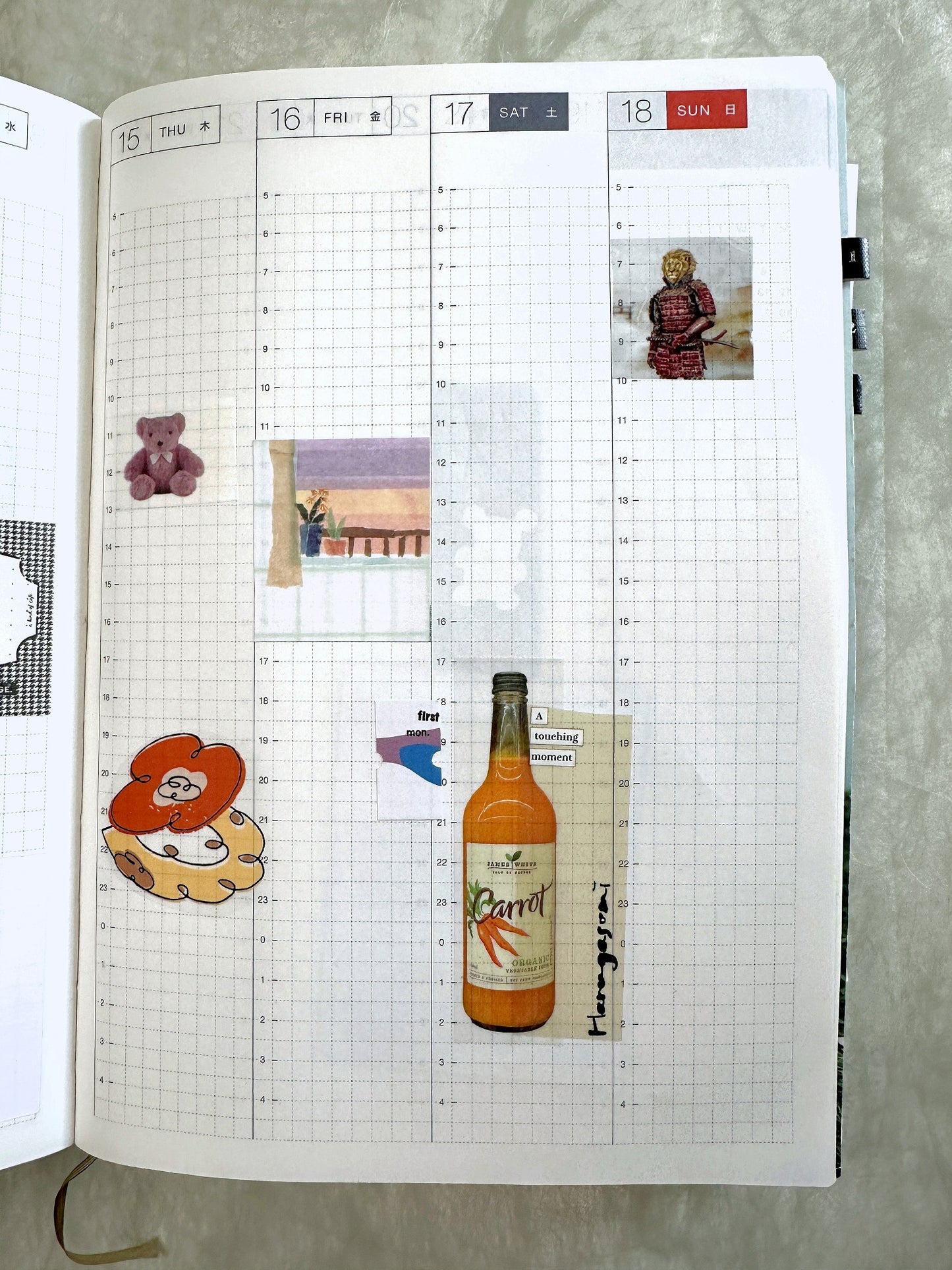 KMMILE - Pretty Bottles perforated washi tape SAMPLES