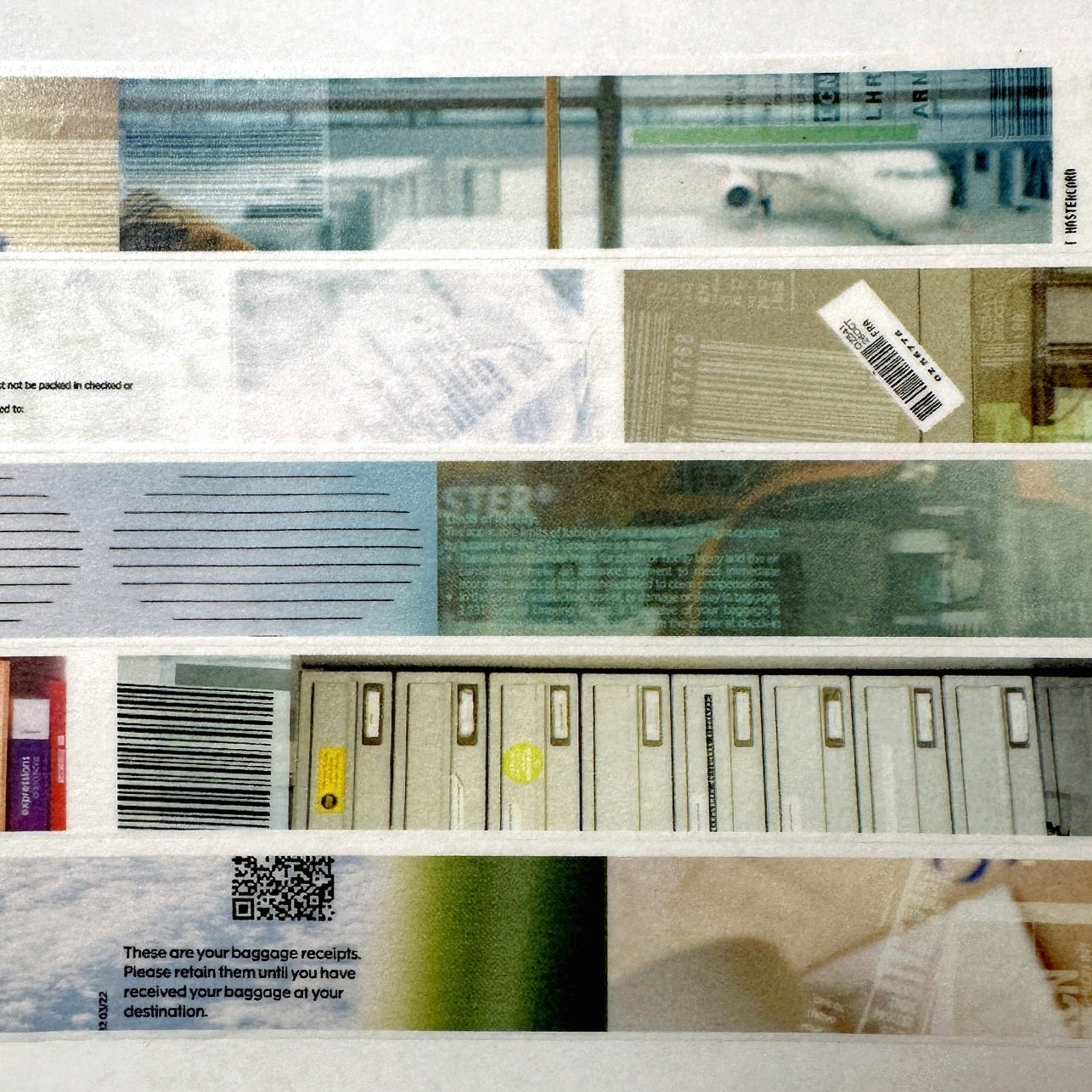 KMMILE - Scrap masking tape SAMPLES (1 meter)