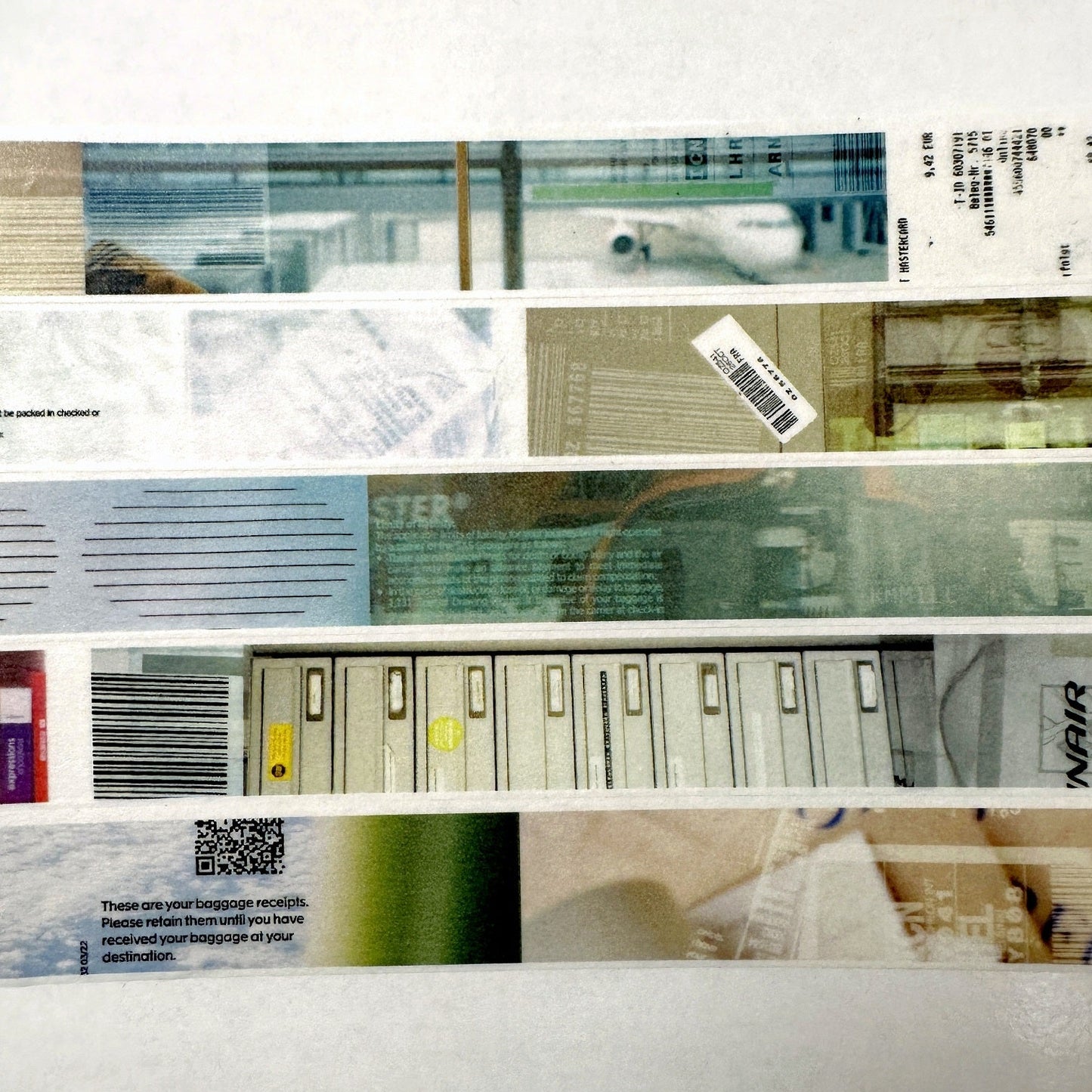 KMMILE - Scrap masking tape SAMPLES (1 meter)