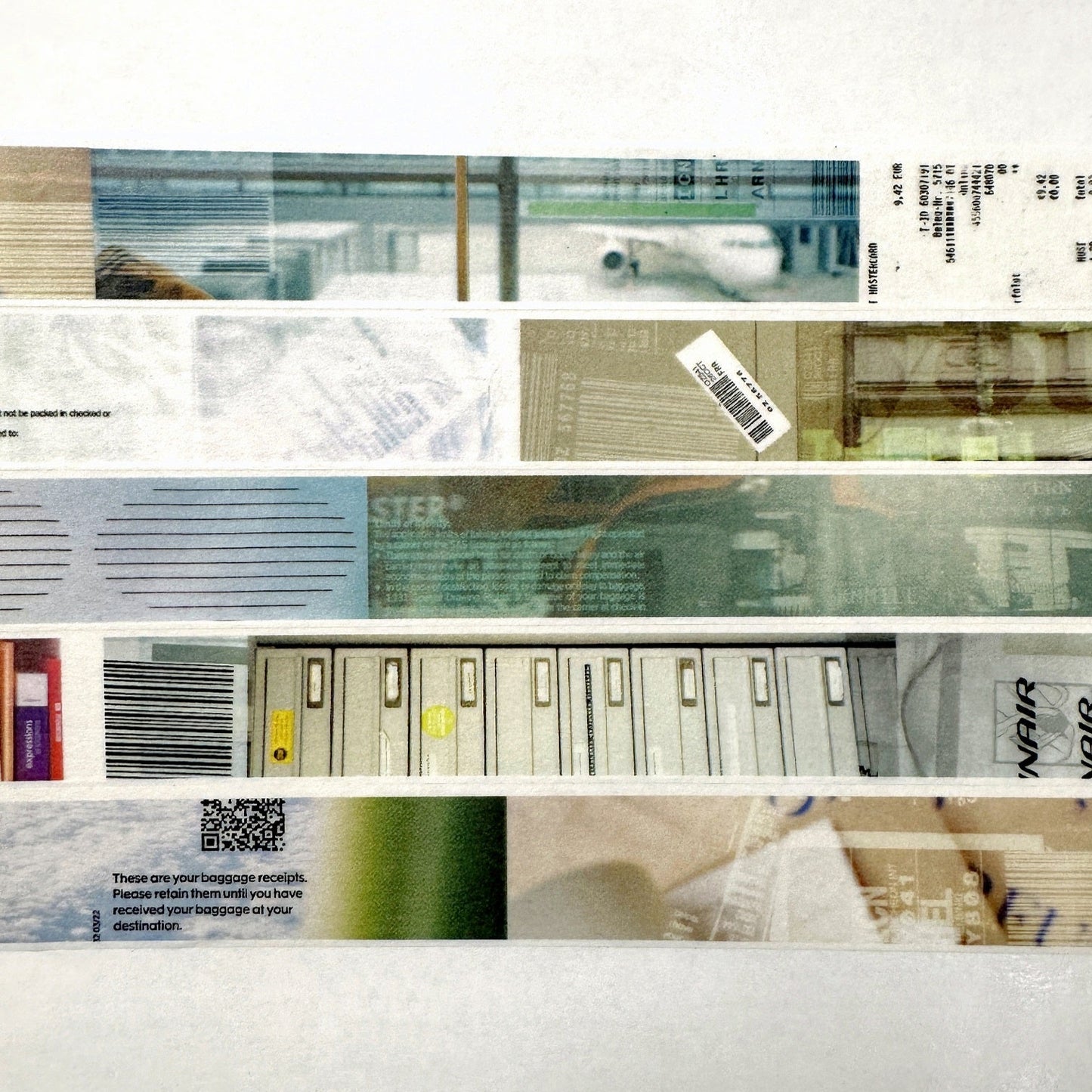 KMMILE - Scrap masking tape SAMPLES (1 meter)