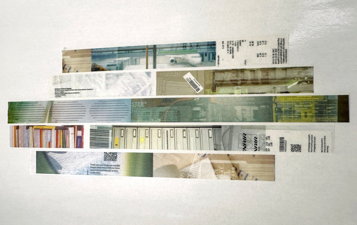 KMMILE - Scrap masking tape SAMPLES (1 meter)