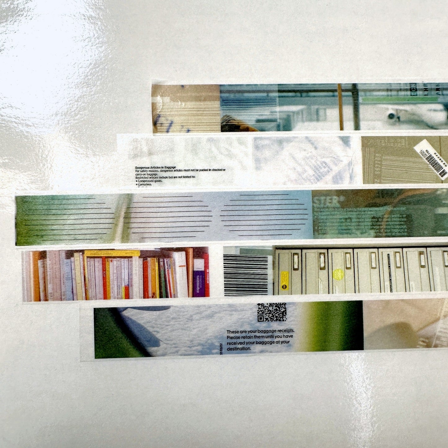KMMILE - Scrap masking tape SAMPLES (1 meter)