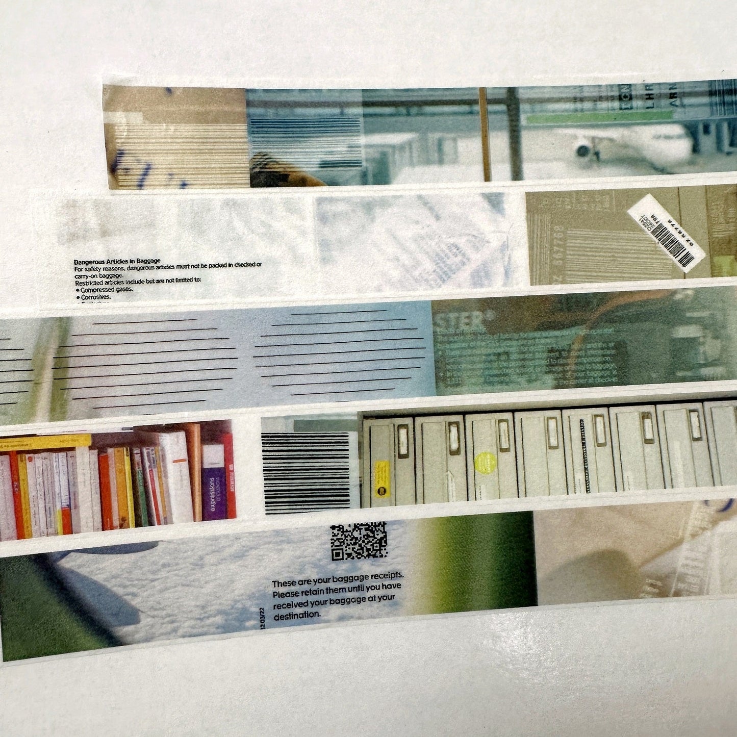 KMMILE - Scrap masking tape SAMPLES (1 meter)
