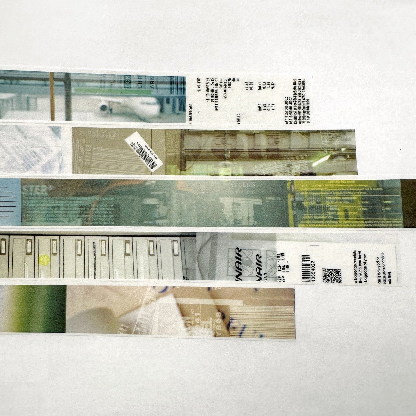 KMMILE - Scrap masking tape SAMPLES (1 meter)