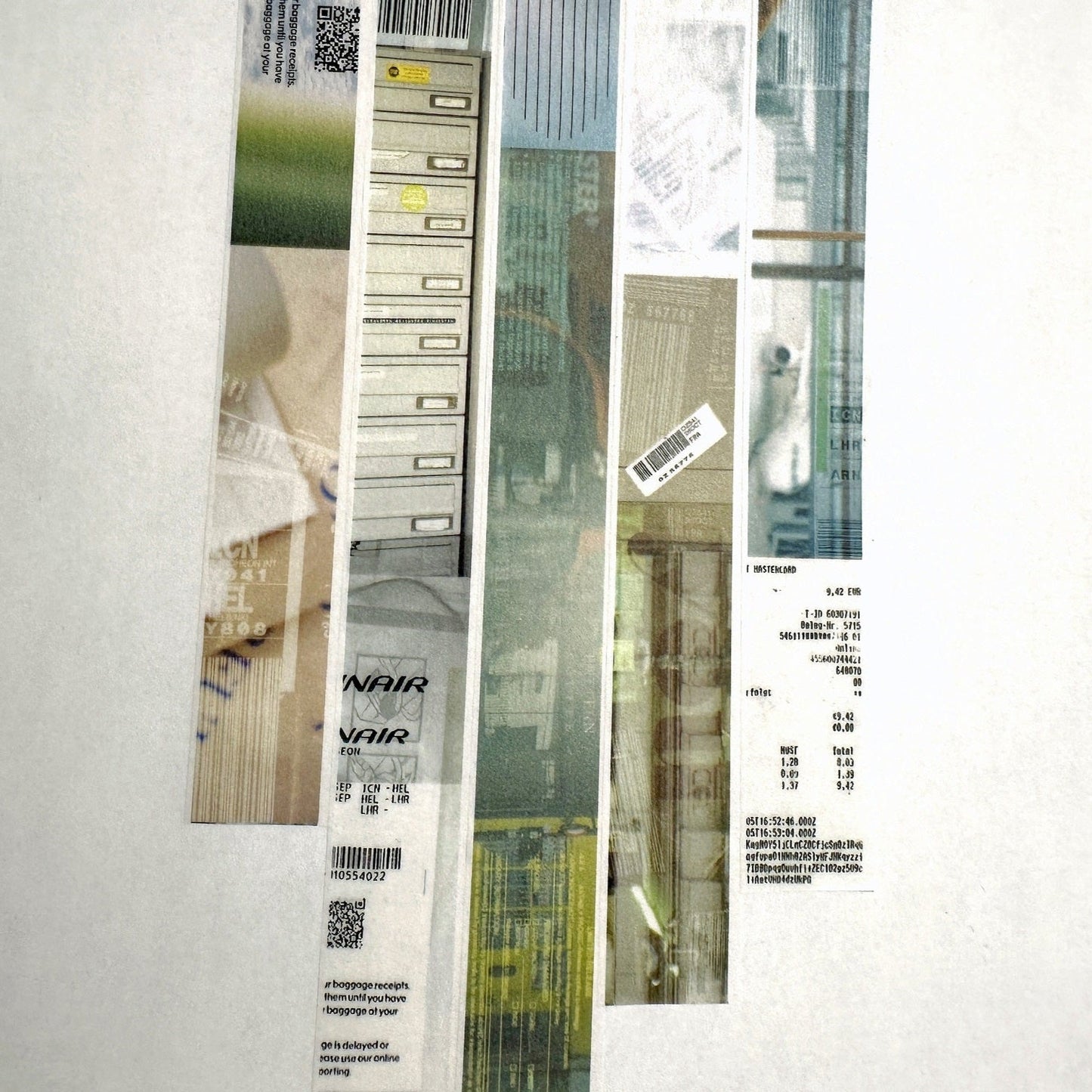 KMMILE - Scrap masking tape SAMPLES (1 meter)