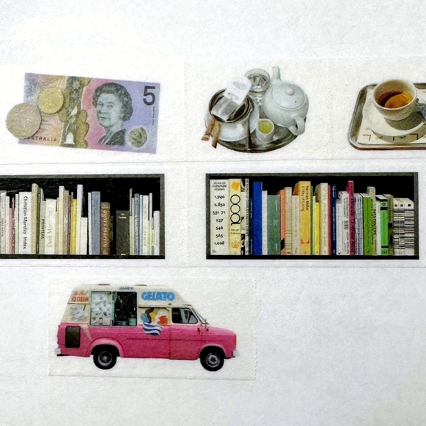 KMMILE - Travel Record Object, ver. 02 perforated washi tape SAMPLES