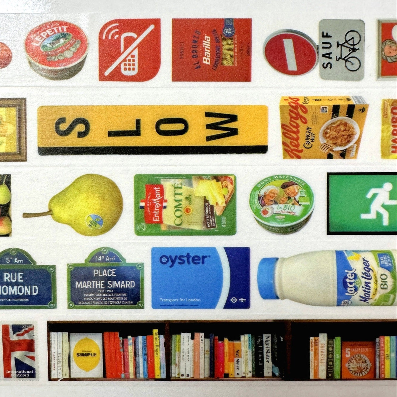 KMMILE - Travel Record Object, ver. 03 masking tape SAMPLES (1 meter)