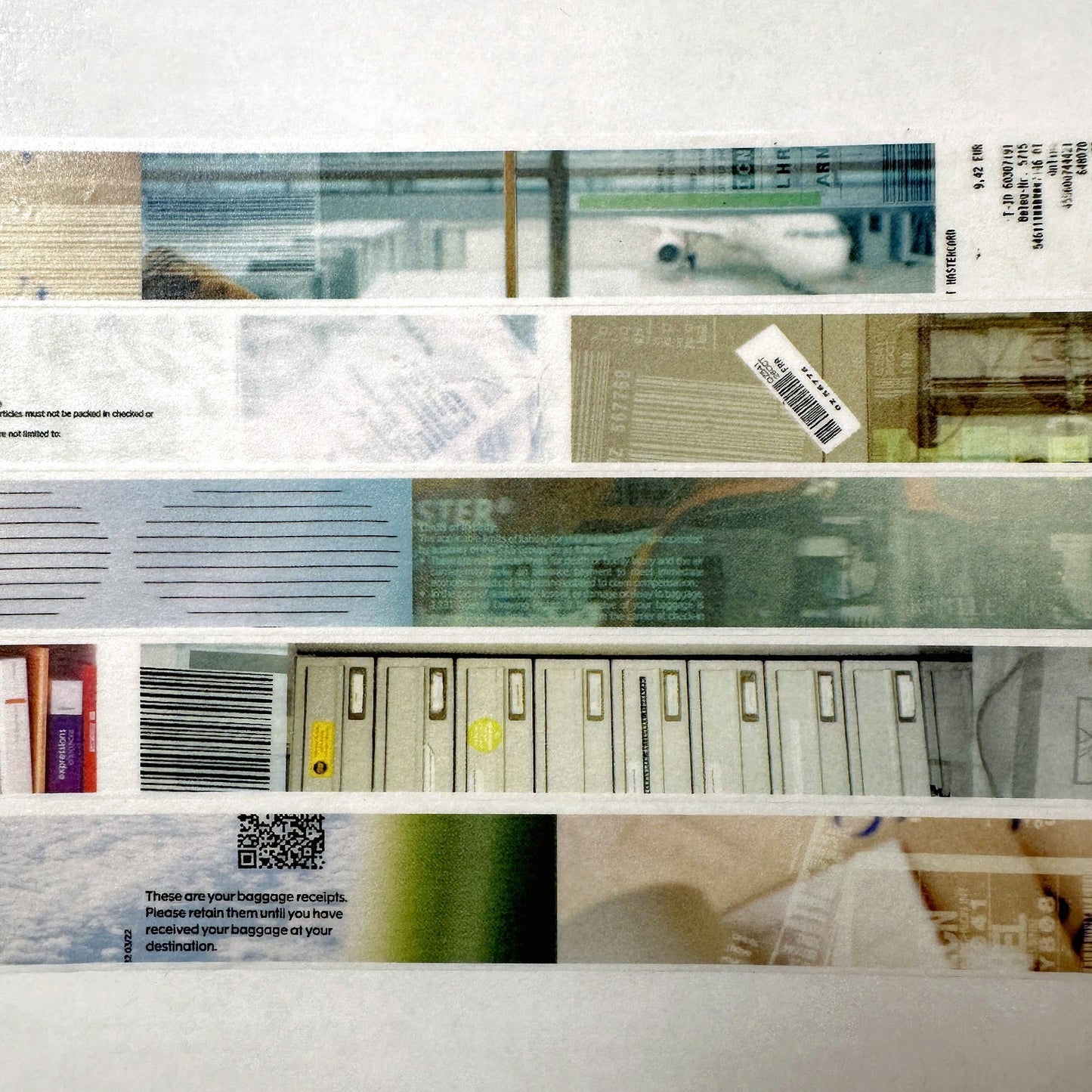 KMMILE - Scrap masking tape SAMPLES (1 meter)