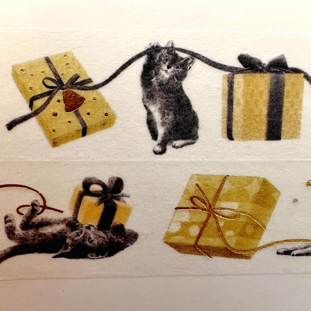 Kawi - Interlude gold foil washi tape SAMPLES