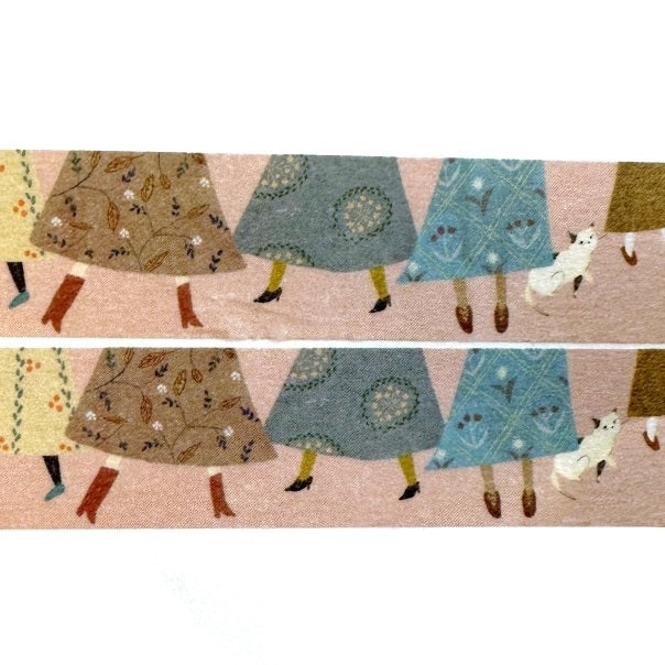 Keibunsha/MeriBUN - The World That Cats Look Up At washi tape SAMPLES