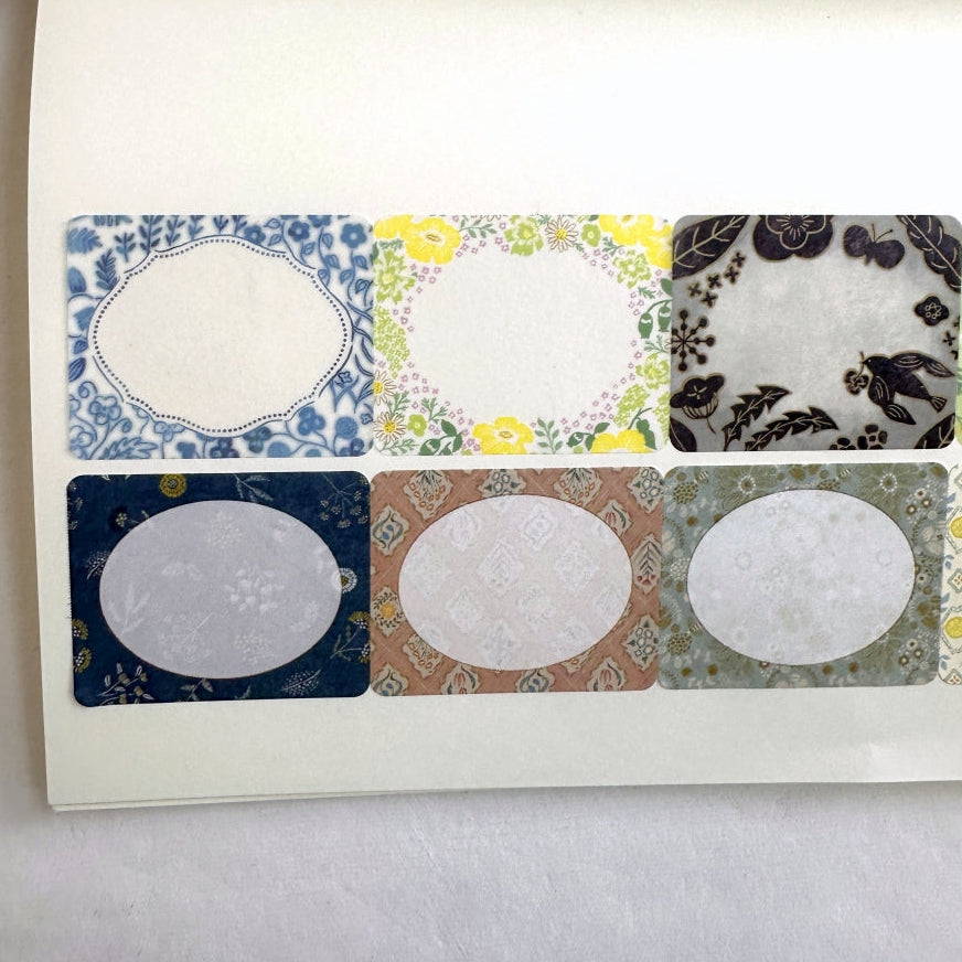 Keibunsha/MeriBUN - Treberol & Flower glassine sticky note rolls SAMPLES