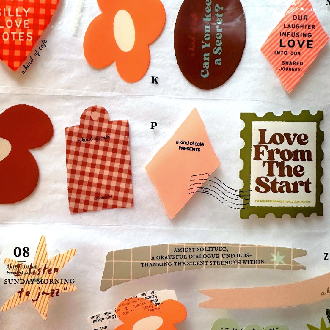 A Kind of Café - Love from the Start PET tape SAMPLES