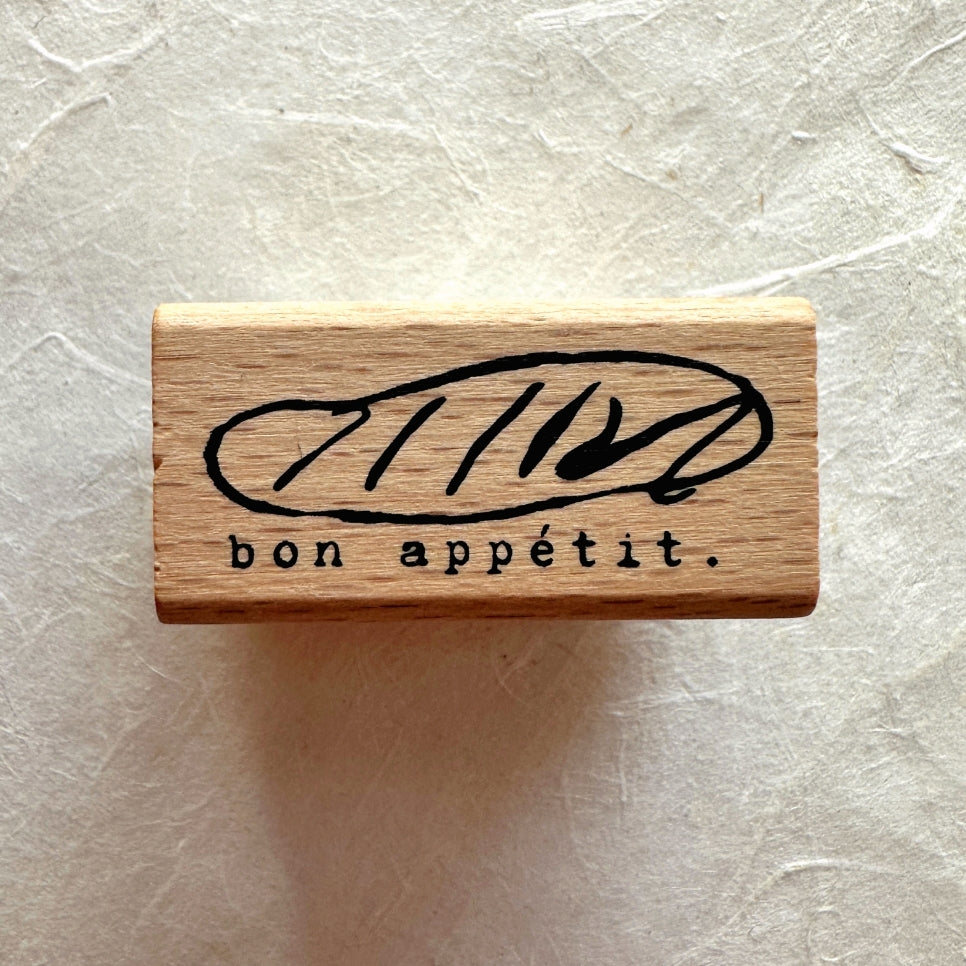A Kind of Café - Bon Appétit rubber stamp [Pre-loved]