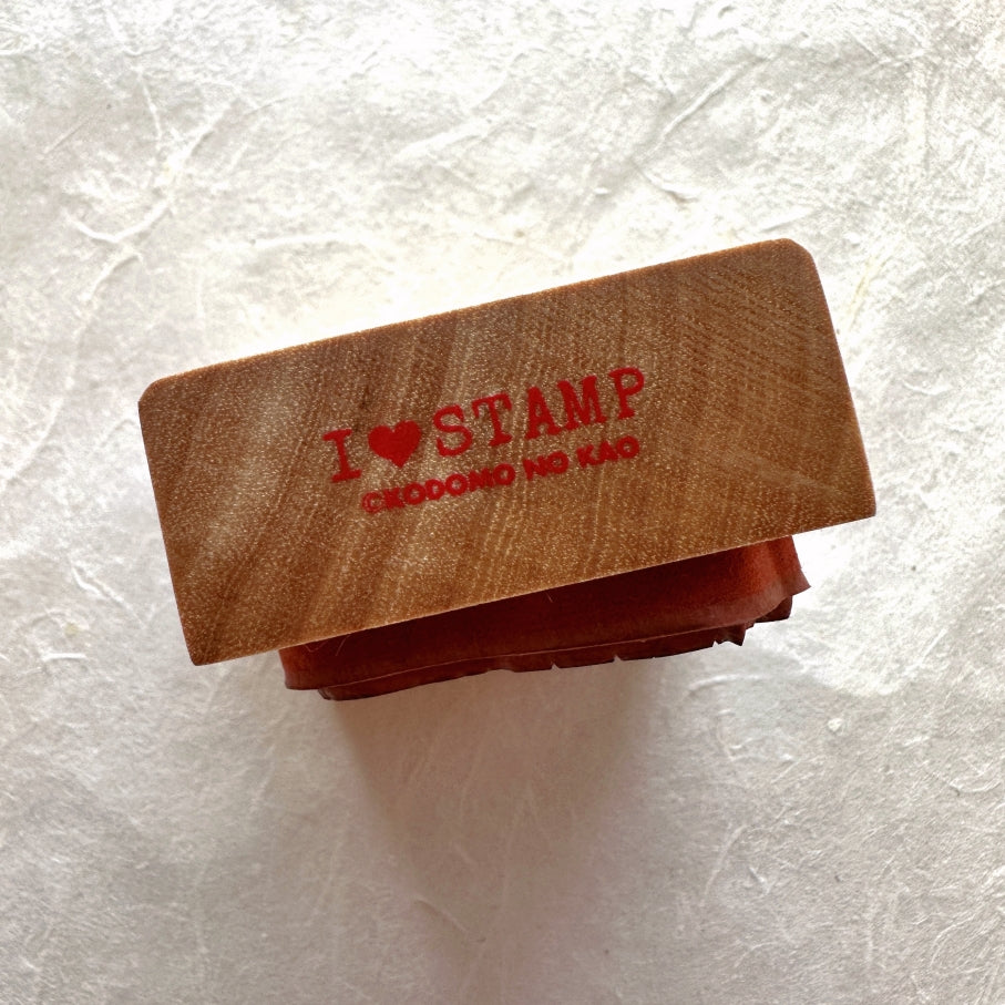 Kodomo No Kao - Notebook Girl rubber stamp [Pre-loved]
