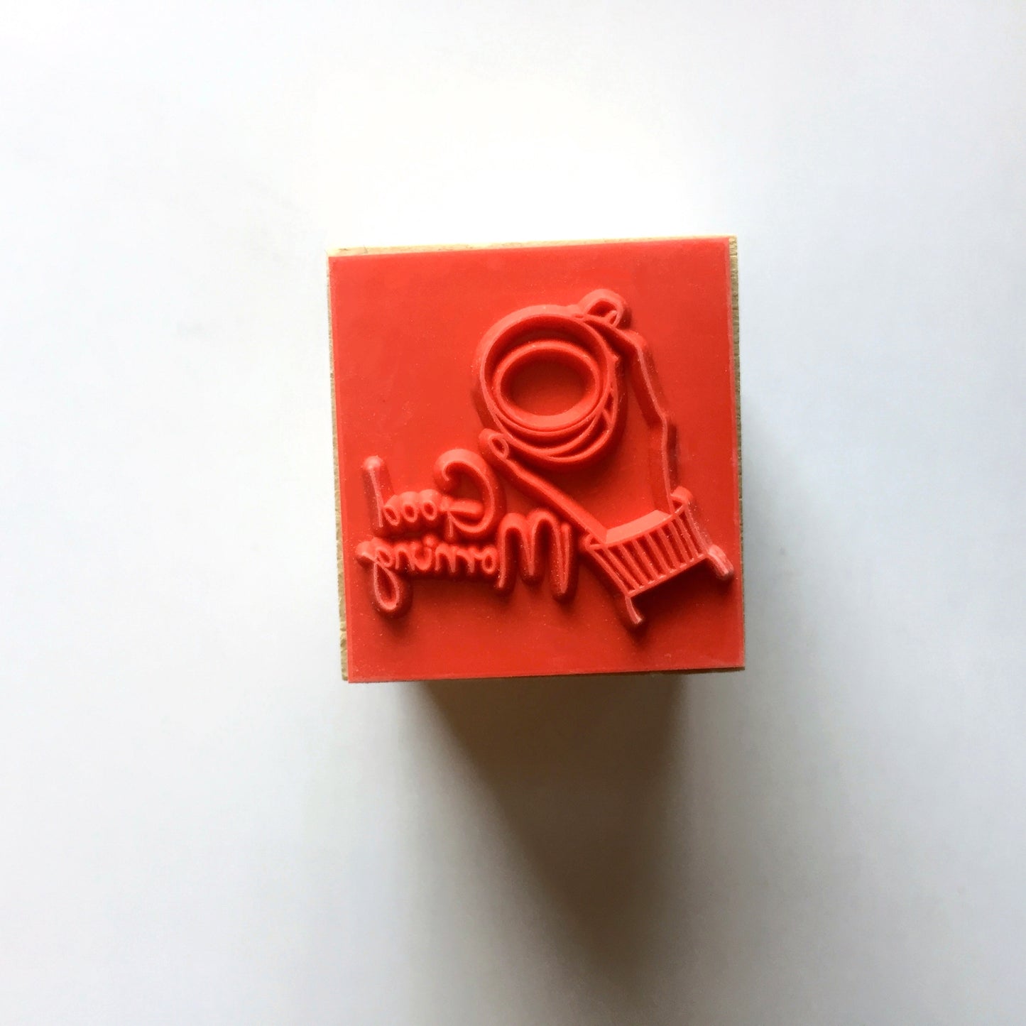 Kodomo No Kao x Siawasehanko Sunkodo rubber stamps - Relax, Ink Color, Notes, Good Morning, Mail [New]