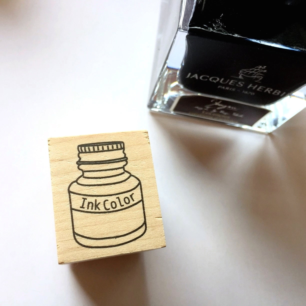 Kodomo No Kao x Siawasehanko Sunkodo rubber stamps - Relax, Ink Color, Notes, Good Morning, Mail [New]
