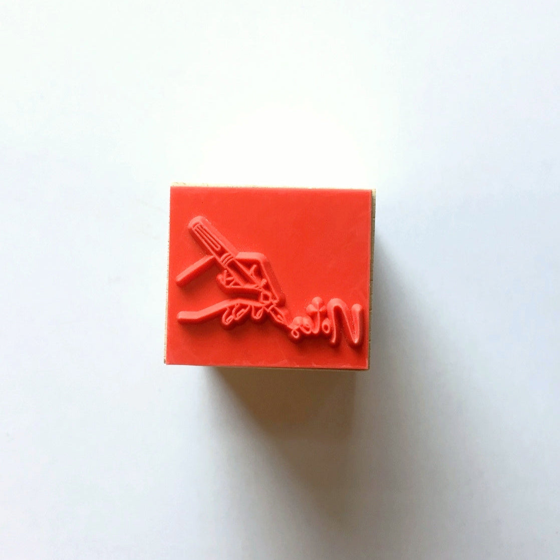 Kodomo No Kao x Siawasehanko Sunkodo rubber stamps - Relax, Ink Color, Notes, Good Morning, Mail [New]