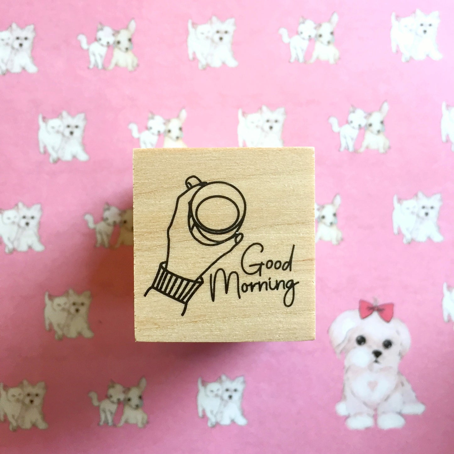 Kodomo No Kao x Siawasehanko Sunkodo rubber stamps - Relax, Ink Color, Notes, Good Morning, Mail [New]