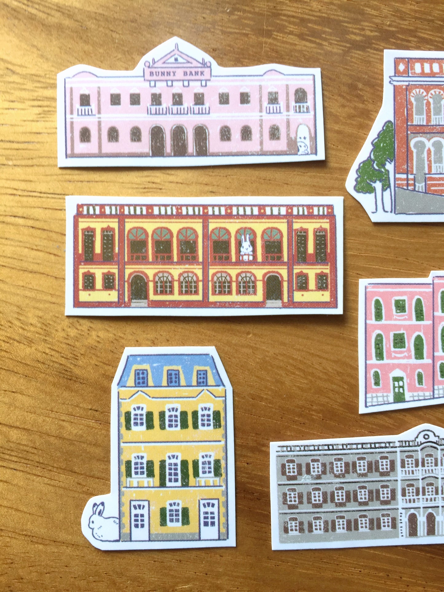 KumaYankee - Macao Portuguese Architecture Stickers