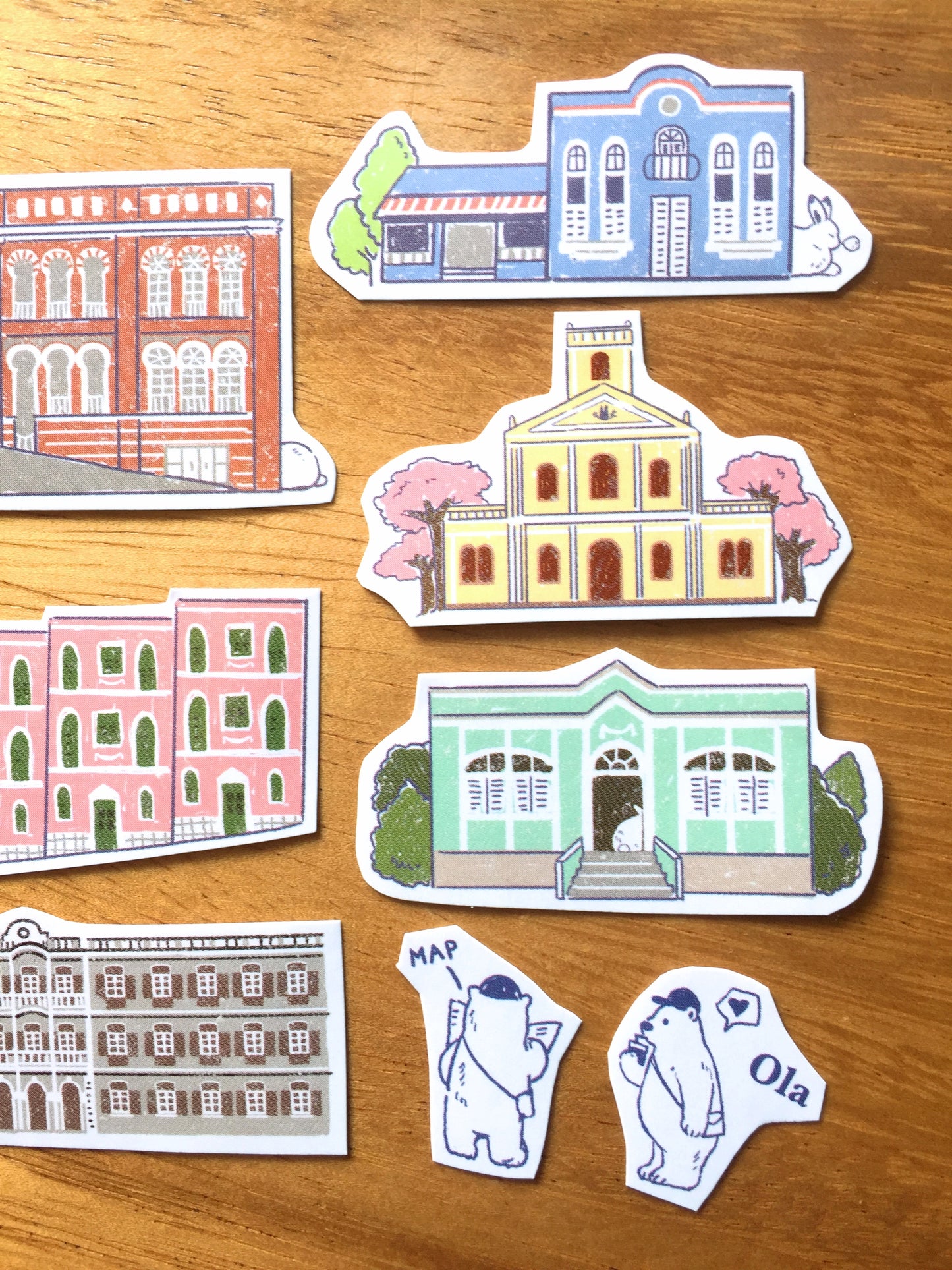KumaYankee - Macao Portuguese Architecture Stickers