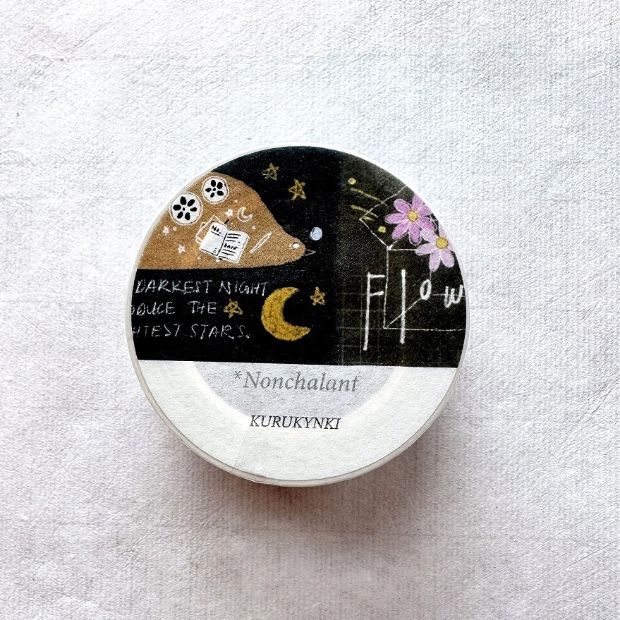 Kurukynki - Nonchalant washi tape SAMPLES