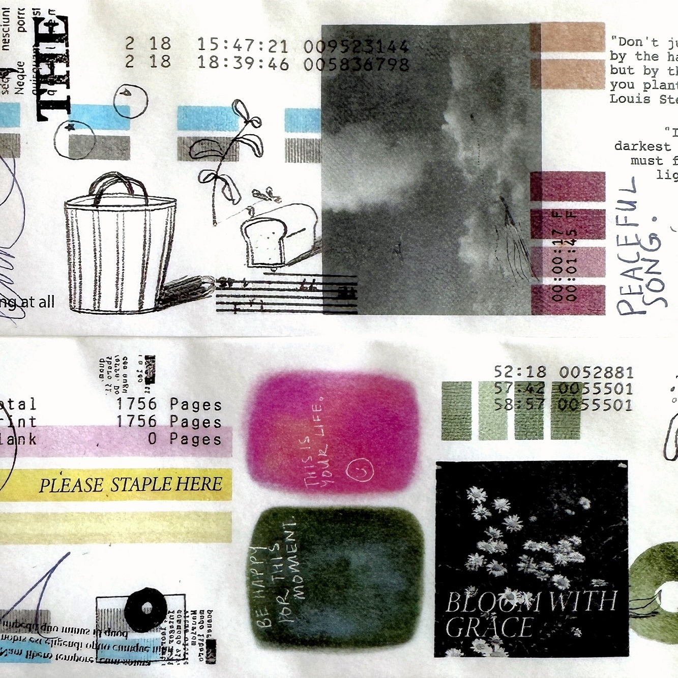 Kurukynki - Here and There washi tape SAMPLES