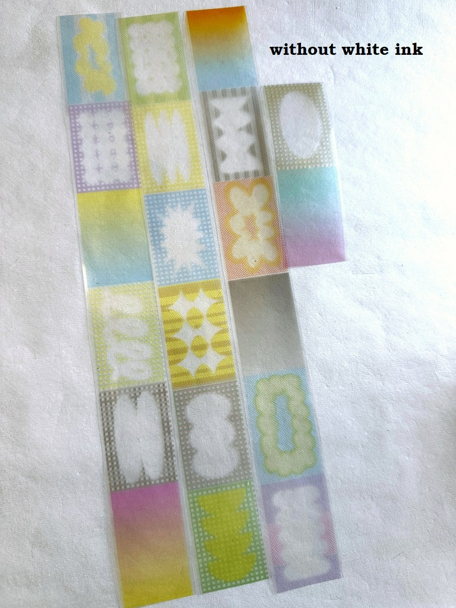 Kurukynki - Colourful Minimalism PET tape SAMPLES