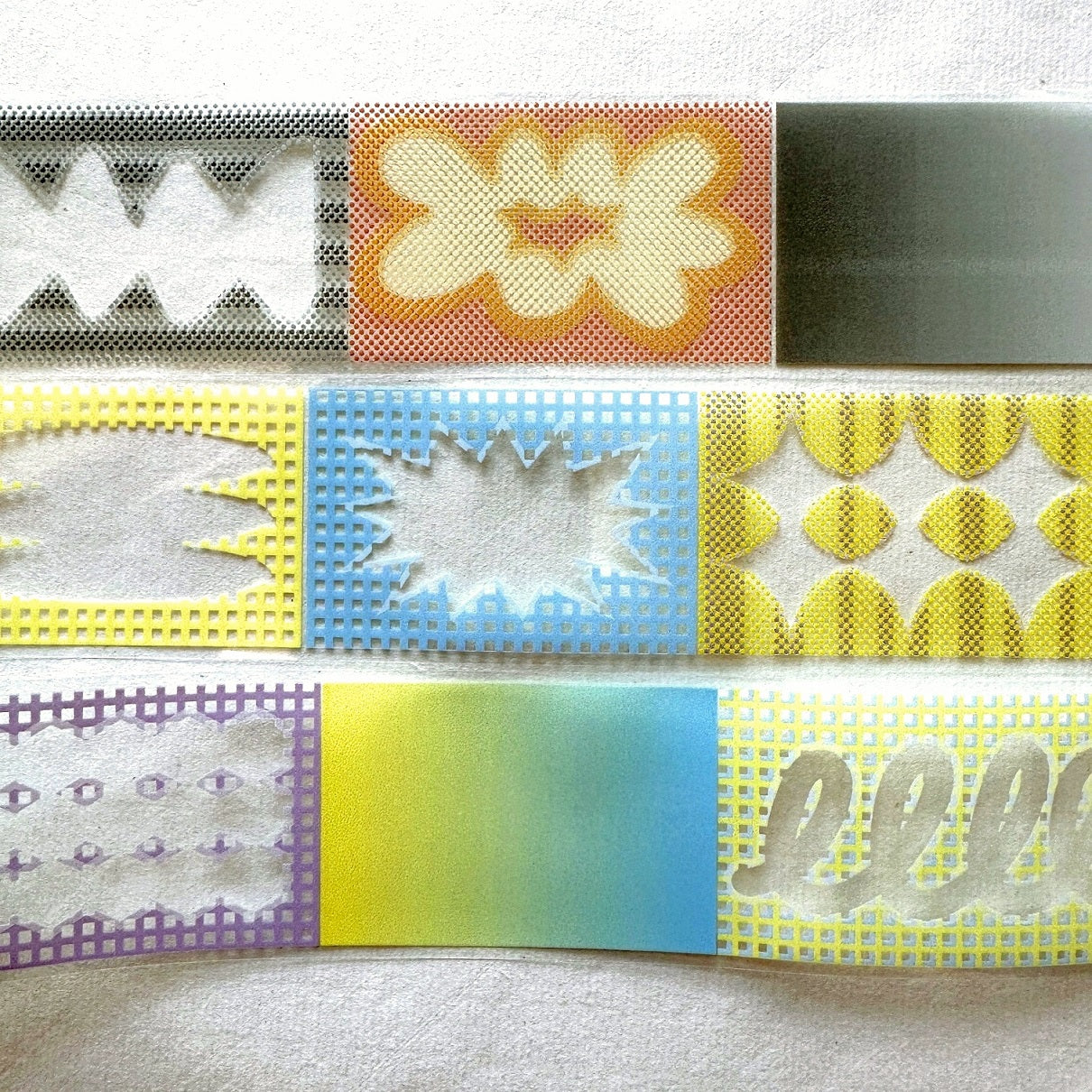 Kurukynki - Colourful Minimalism PET tape SAMPLES