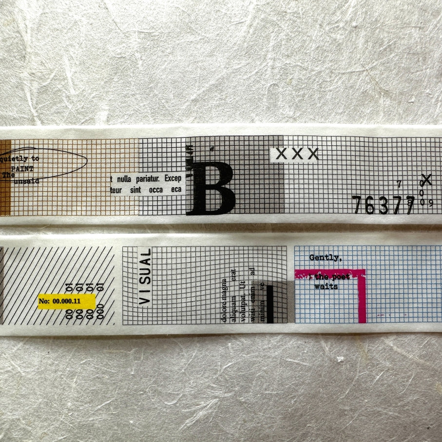 Kurukynki - Rough Out washi tape SAMPLES