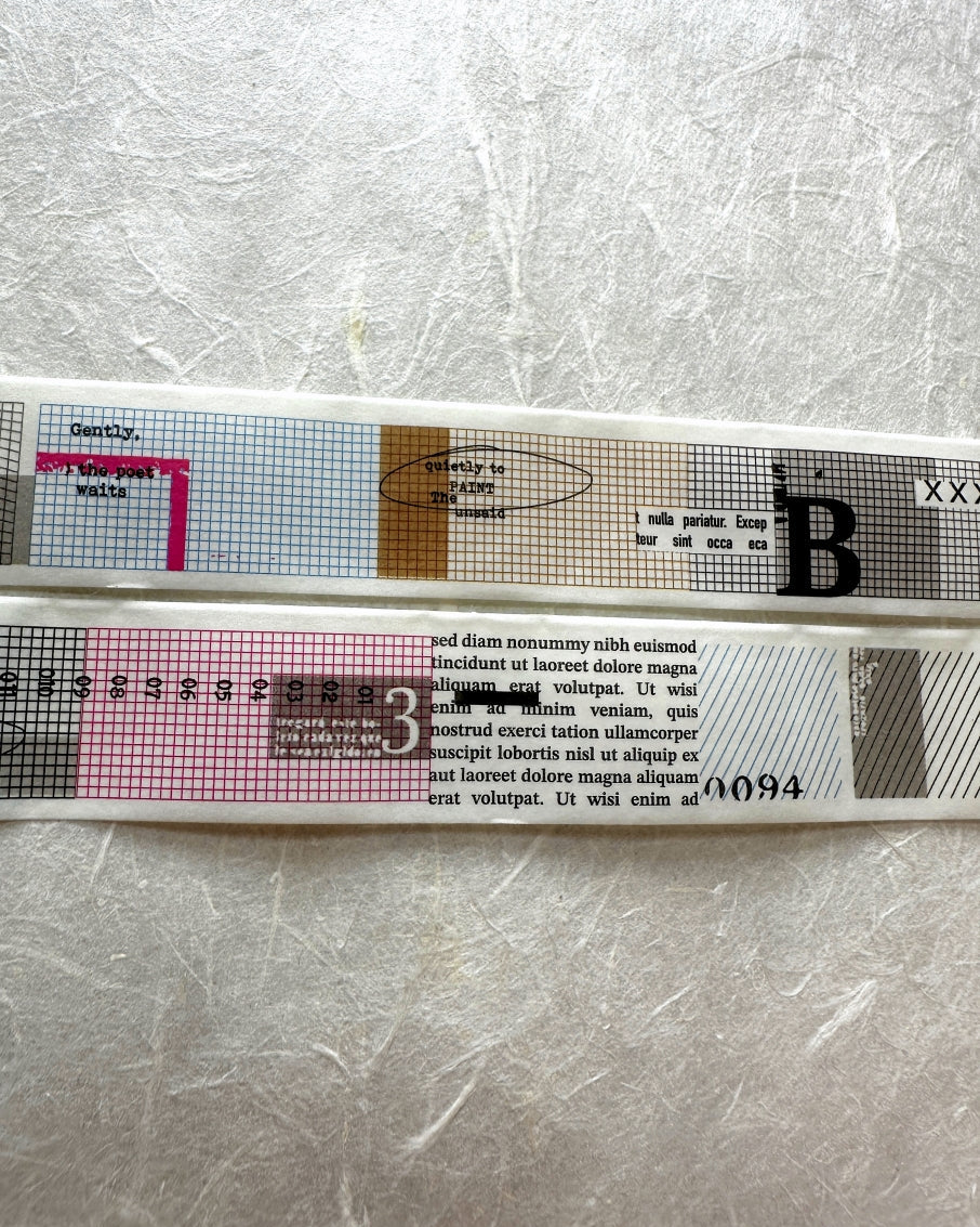 Kurukynki - Rough Out washi tape SAMPLES