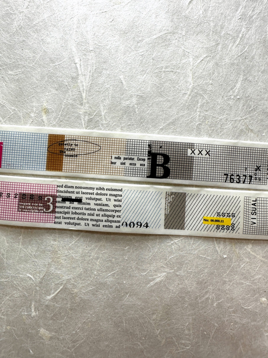 Kurukynki - Rough Out washi tape SAMPLES