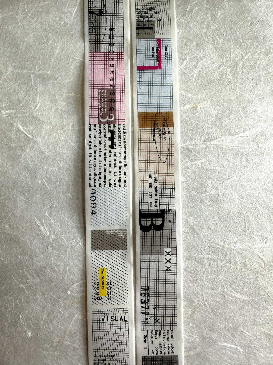 Kurukynki - Rough Out washi tape SAMPLES